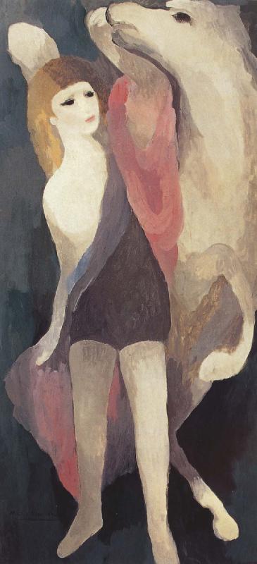 Marie Laurencin Female and white horse oil painting image